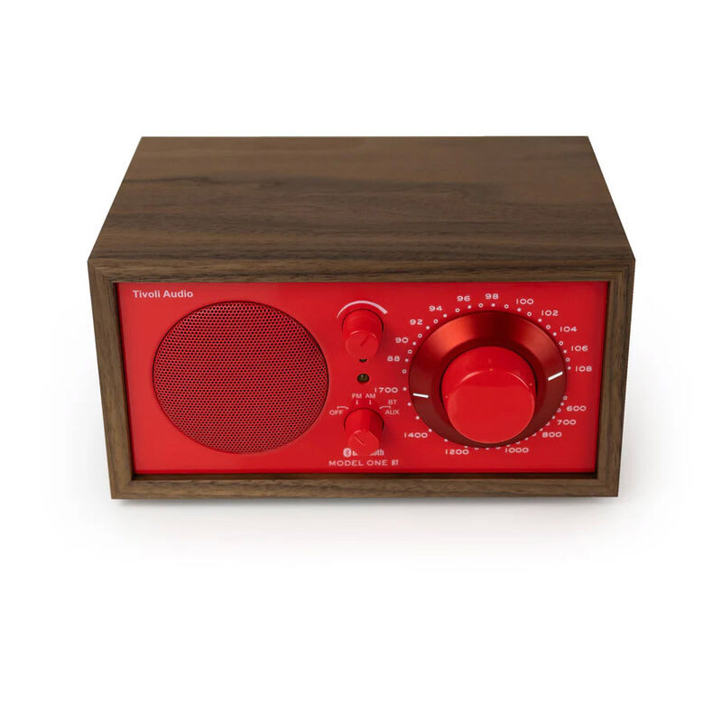 Tivoli Model One BT AM/FM Bluetooth Colour Collection Table Radio Poppy Red image number 3